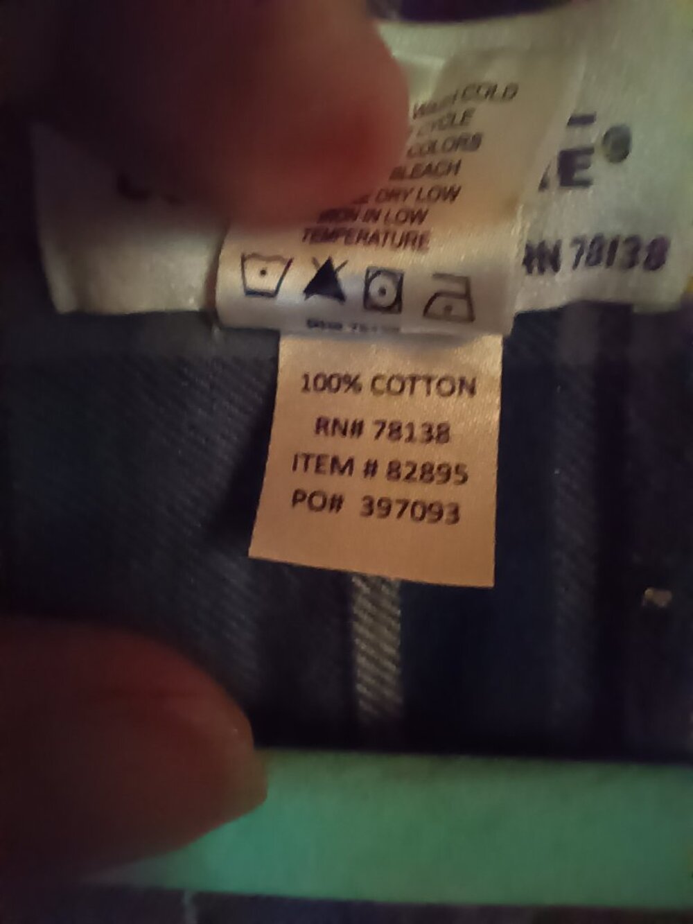 Royal purple corderoy flannel lined shirt/jacket - Picture 4 of 5